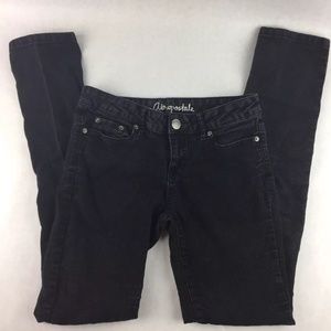 Girl's Aeropostale Black Skinny Jean Pants Size 2